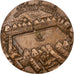 France, Medal, Charleville-Mézières, Place Ducale, 1988, Bronze, Irolla