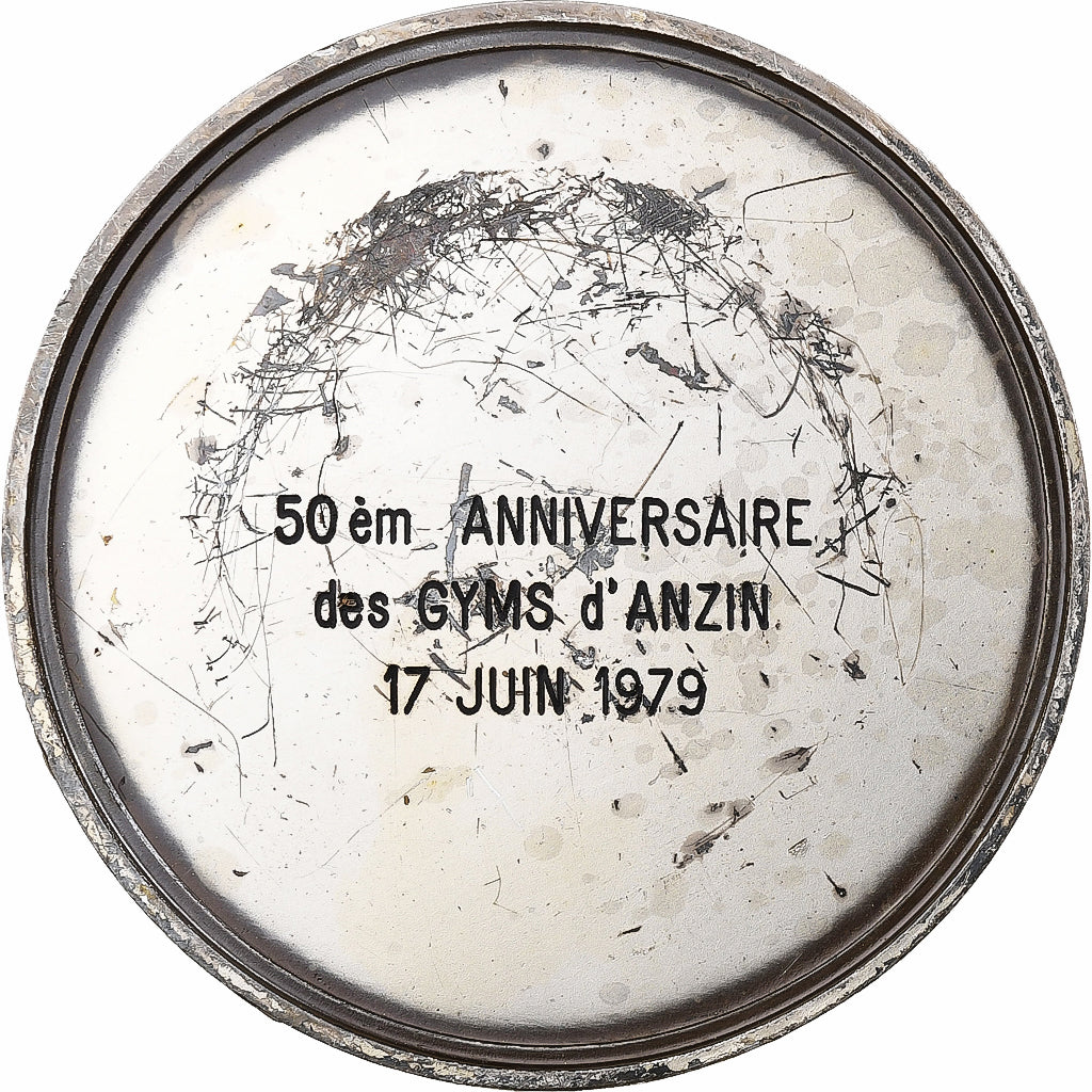 France, Medal, Ville d'Anzin, 1979, Bronze, Torcheux, AU(55-58)