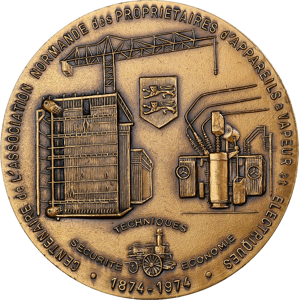 France, Medal, Association des propriétaires d'appareils à vapeur de