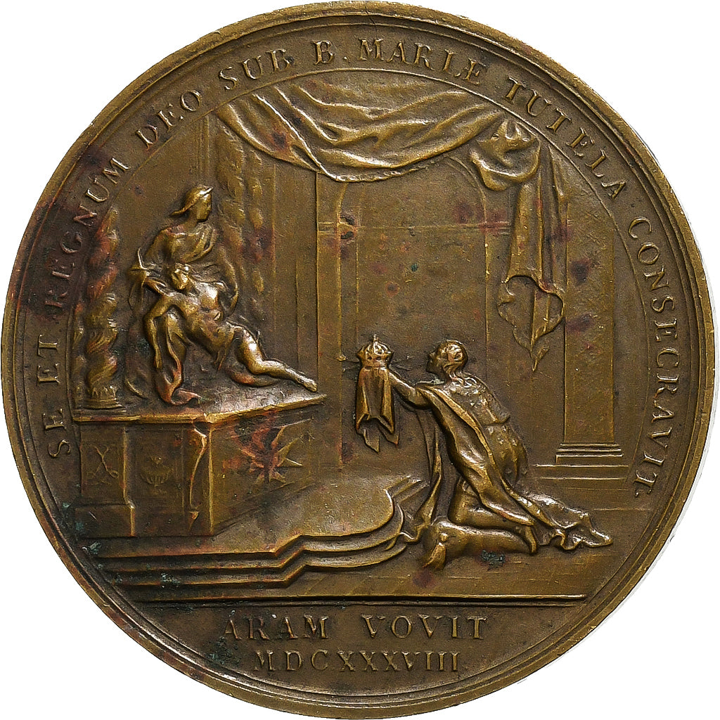 Frankreich, Medaille, Tricentenaire de la consécration de la France à la