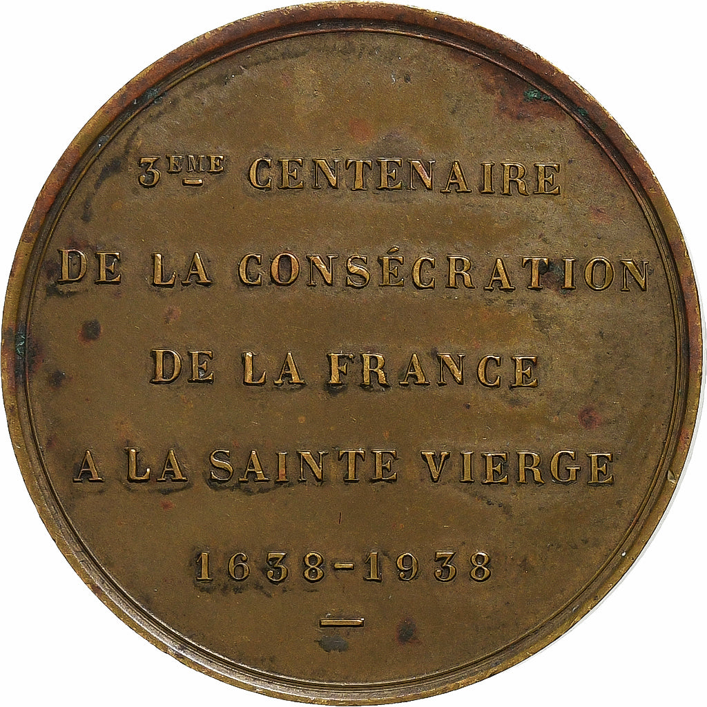 Frankreich, Medaille, Tricentenaire de la consécration de la France à la