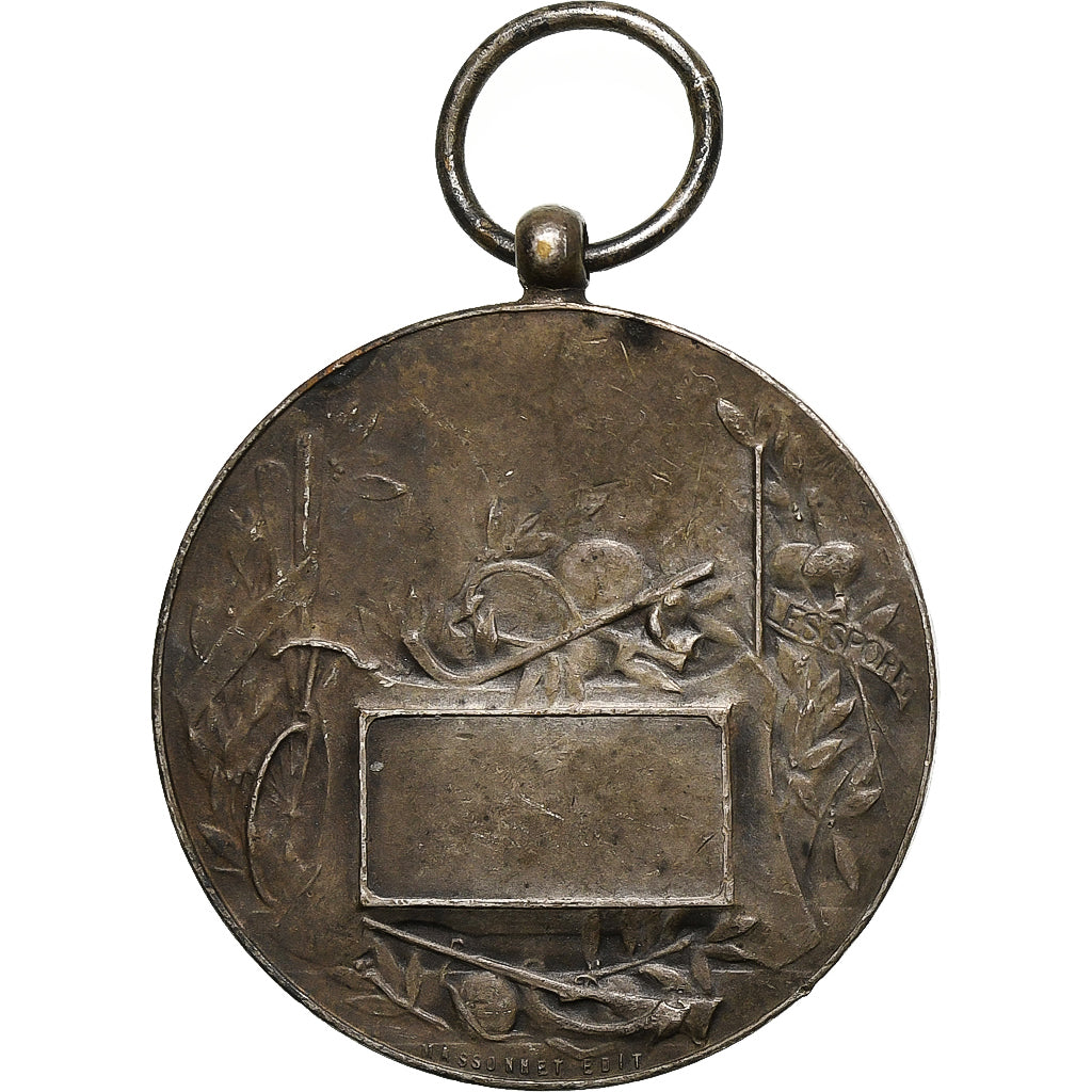 Francia, medaglia, Sport, Course à Pied, Bronzo argentato, Massonnet, BB