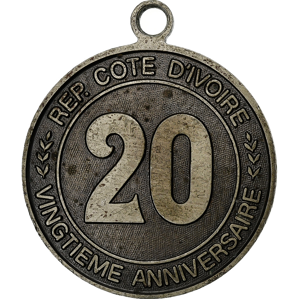 Ivory Coast, Medal, Hôtel Ivoire, Silvered bronze, AU(55-58)