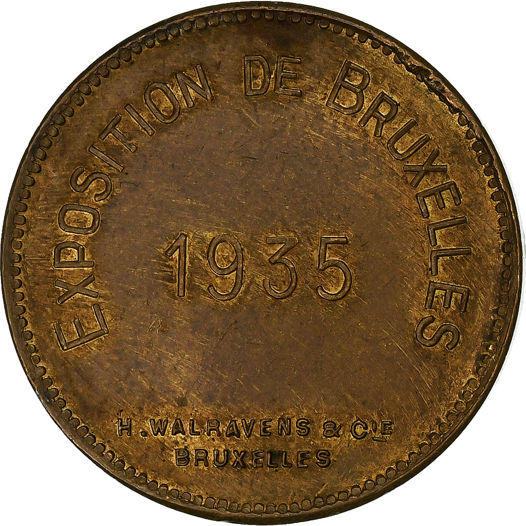 Belgium, Medal, Exposition Universelle de Bruxellles, 1935, Bronze, EF(40-45)