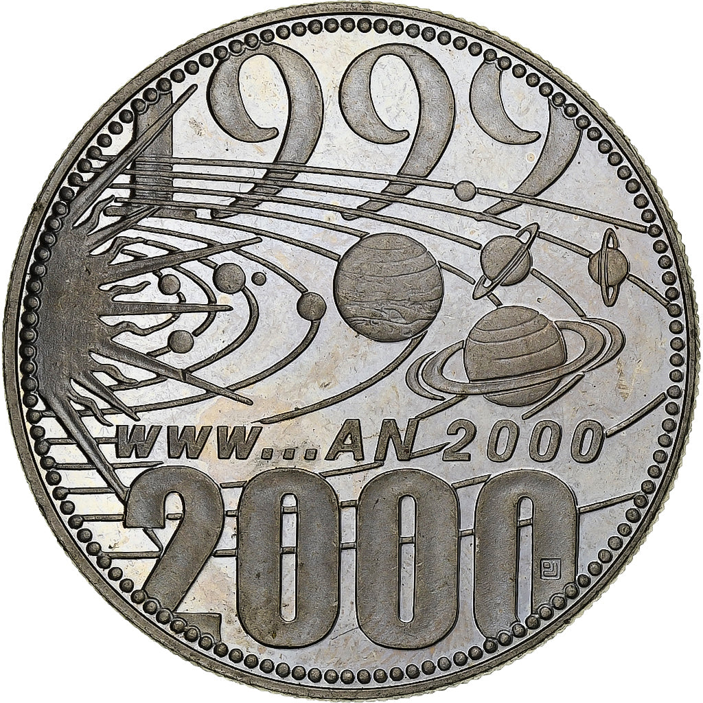 Francia, medaglia, Europa, Passage à l'An 2000, 2000, Rame-nichel, SPL-