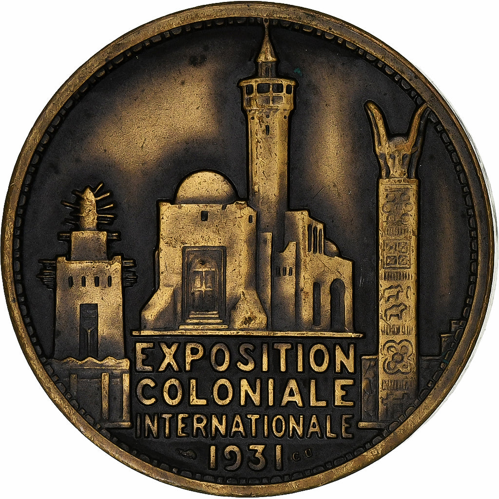 Francia, medalla, Exposition Coloniale Internationale, Paris, Afrique, 1931