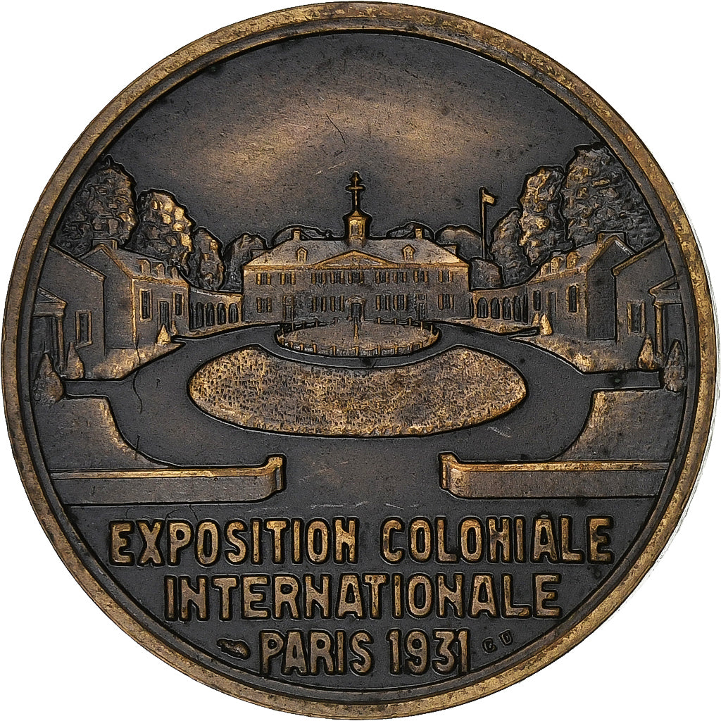 Francia, medalla, Exposition Coloniale Internationale, Paris 1931, Amérique