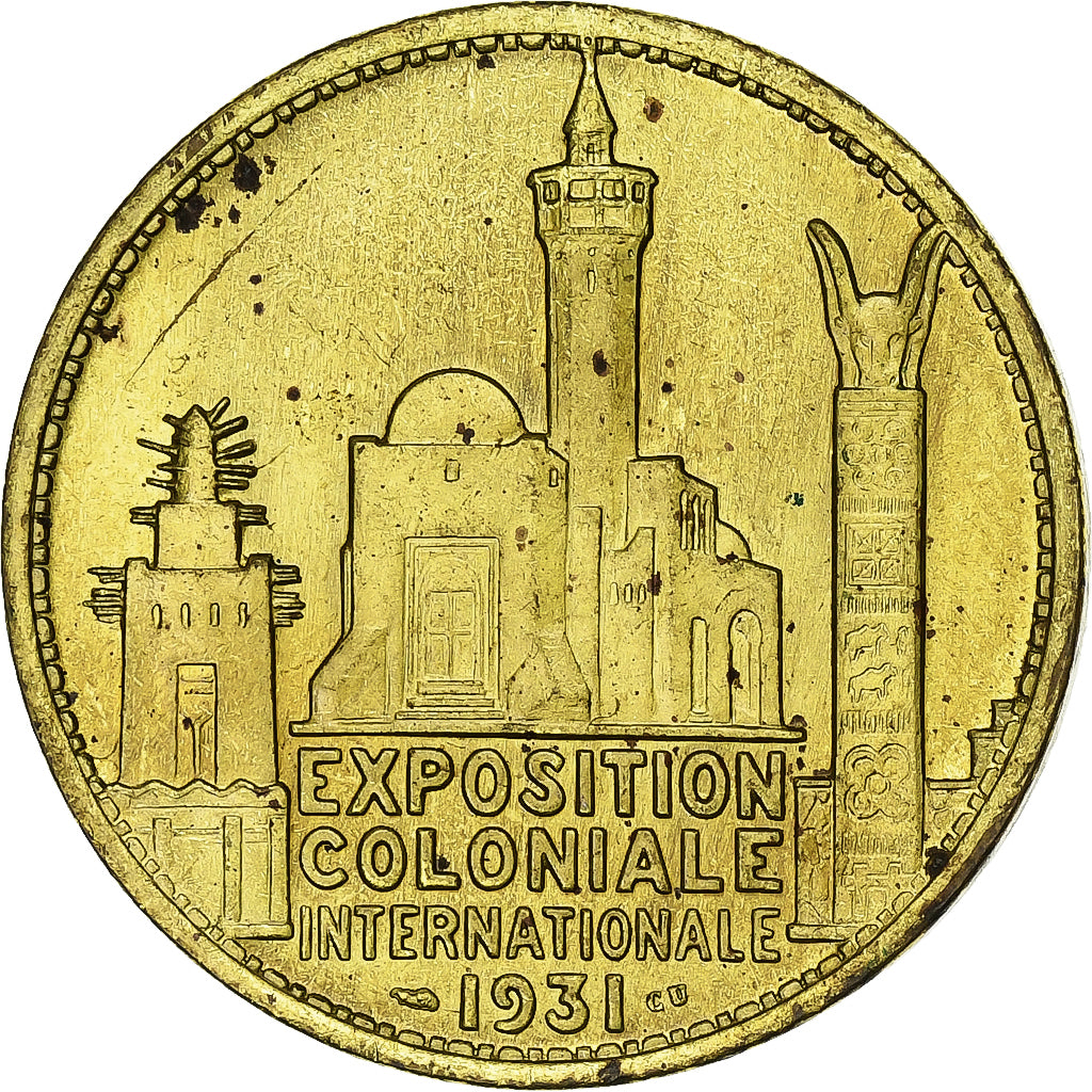 Francia, medaglia, Exposition Coloniale Internationale, Paris, Afrique, 1931