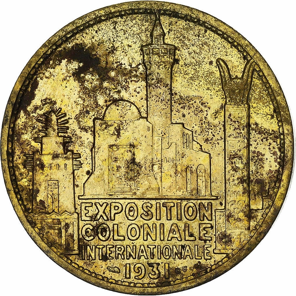 Francia, medaglia, Exposition Coloniale Internationale, Paris, Afrique, 1931