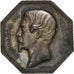 France, Medal, Agents de change Napoléon III, 1853, Silver, AU(55-58)
