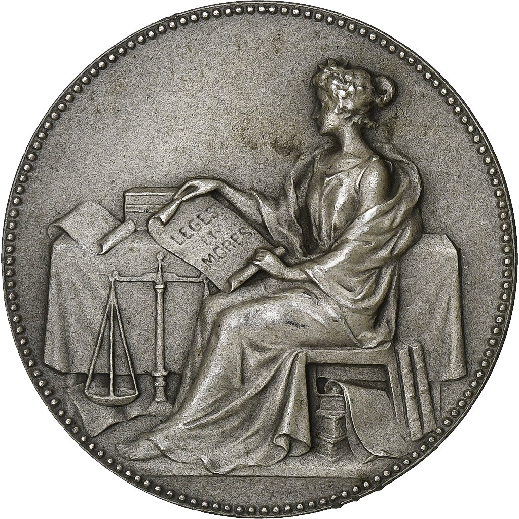 Frankrijk, Medaille, Compagnie des notaires, Zilver, PR