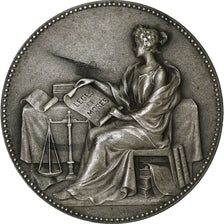 France, Medal, Compagnie des notaires, Silver, AU(55-58)