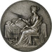 France, Medal, Compagnie des notaires, Silver, AU(55-58)