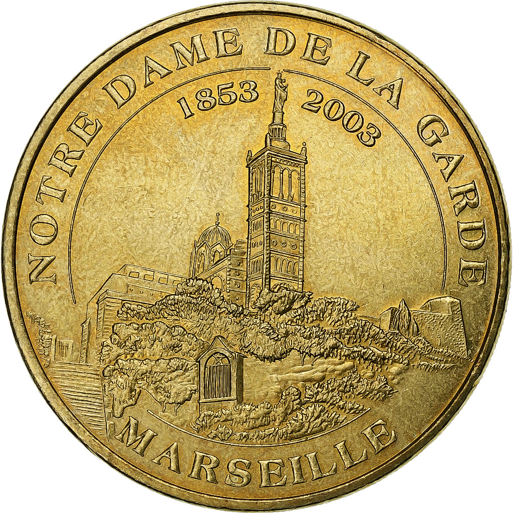 France, Token, Marseille - Notre Dame de la Garde, 2010, Copper-nickel
