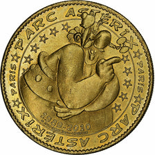 France, Token, Parc Astérix, Obélix, 2010, Copper-nickel Aluminium, AU(55-58)