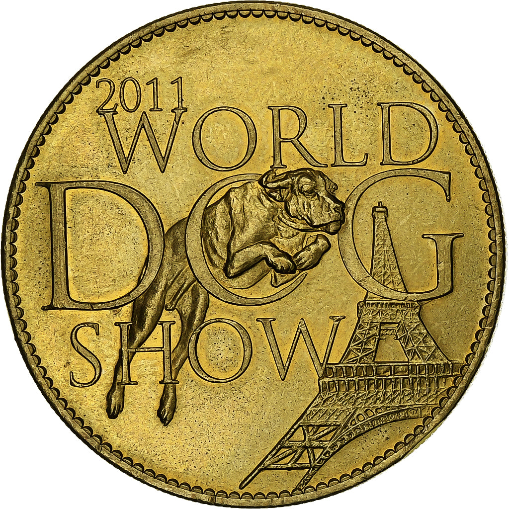 Francia, ficha, Roissy - World Dog Show, 2011, Rame-nichel-alluminio, SPL-