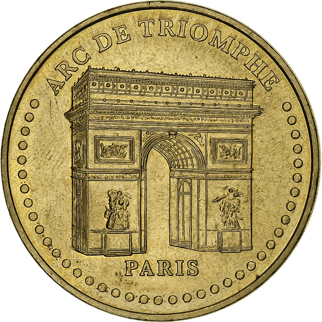 Francia, ficha, 75/ Paris - Arc de Triomphe, 2009, Rame-nichel-alluminio, SPL-