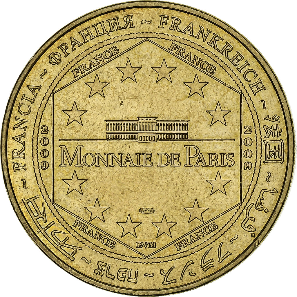 Francia, ficha, 75/ Paris - Arc de Triomphe, 2009, Rame-nichel-alluminio, SPL-