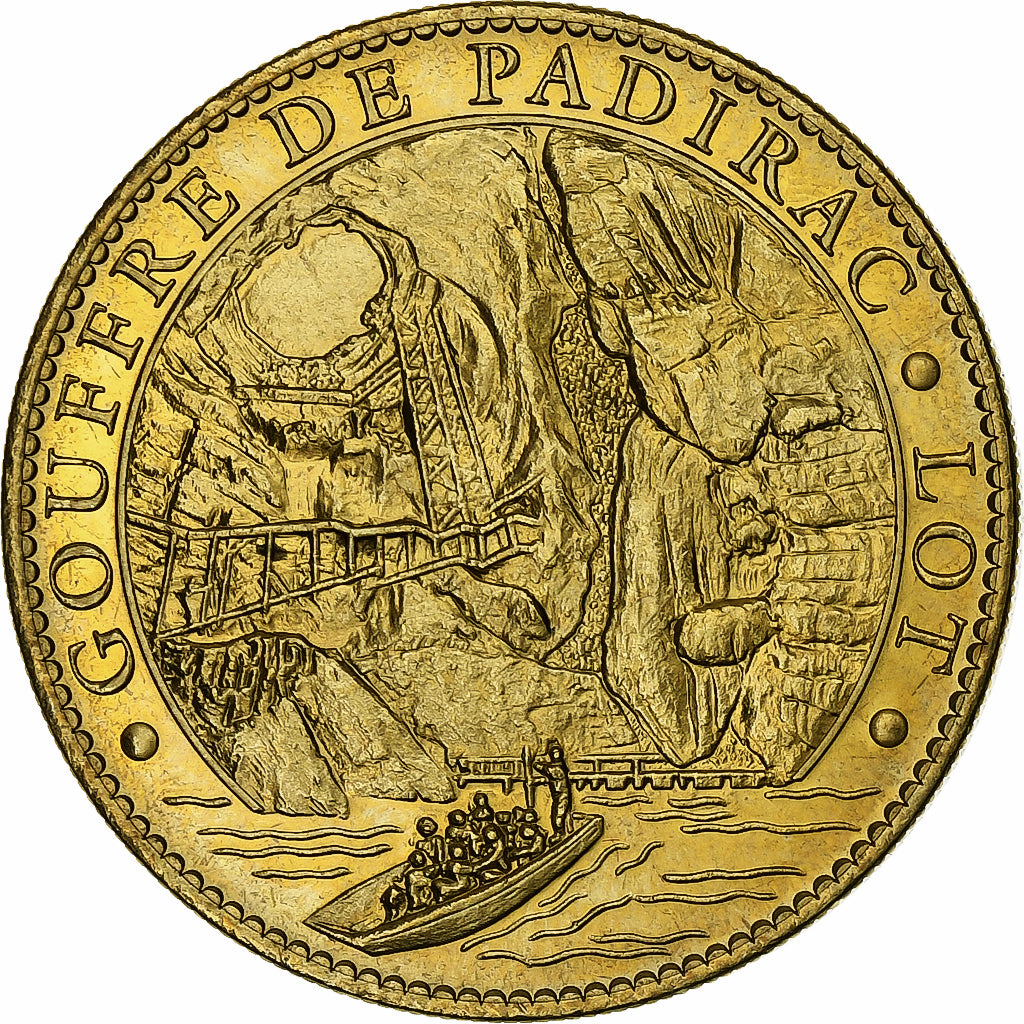 Francia, ficha, 46/ Gouffre de Padirac, 2013, Rame-nichel-alluminio, SPL-
