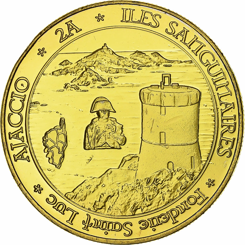 France, Jeton, Ajaccio - Iles sanguinaires, Cupro-nickel Aluminium, Fonderie