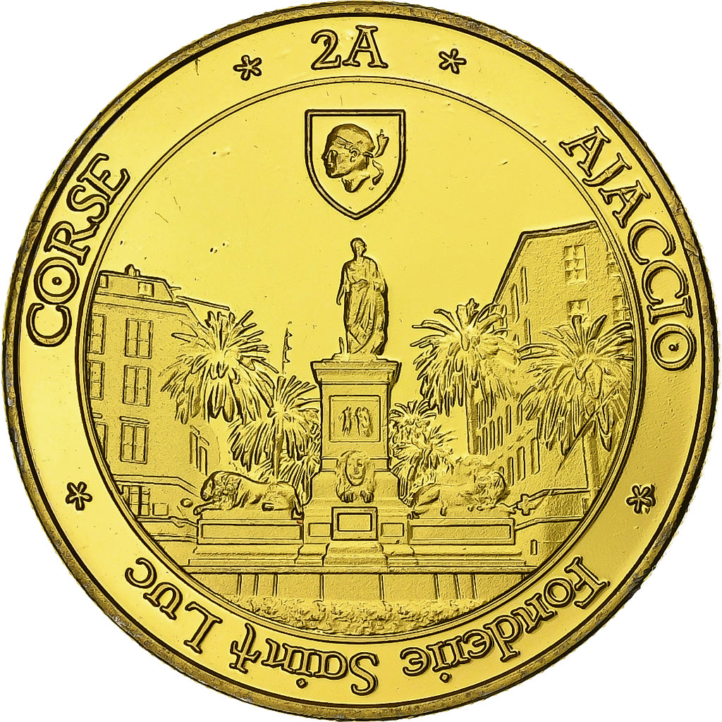 France, Jeton, Ajaccio - Iles sanguinaires, Cupro-nickel Aluminium, Fonderie