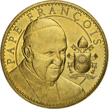 Frankrijk, Token, Le Pape François, Copper-nickel Aluminium, PR