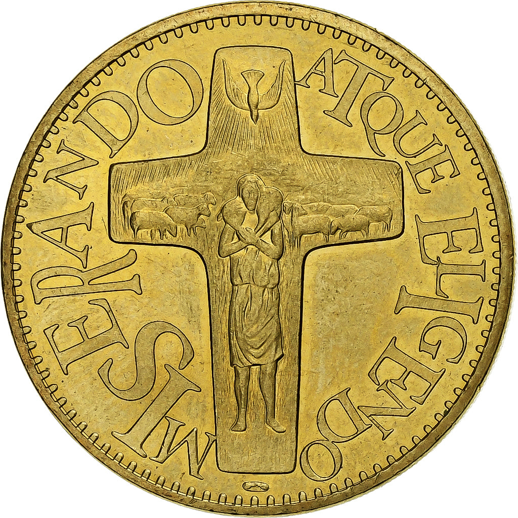 Frankrijk, Token, Le Pape François, Copper-nickel Aluminium, PR