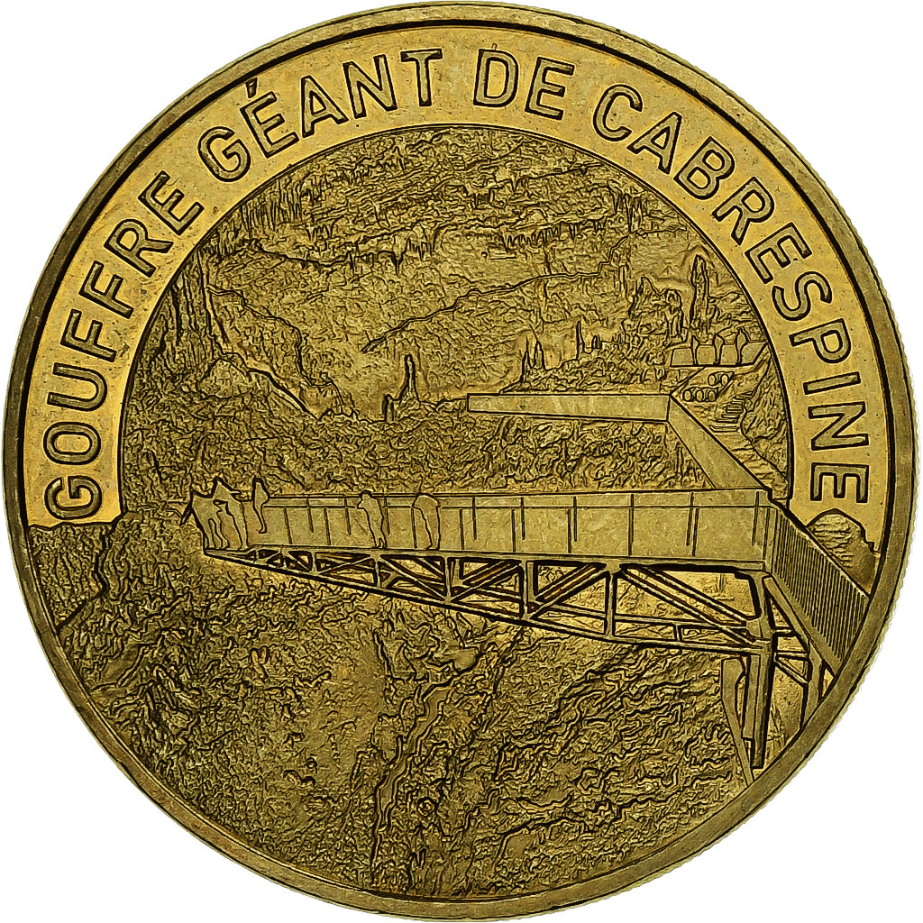 Francia, ficha, Cabrespine - Gouffre géant, 2019, Rame-nichel-alluminio, MDP