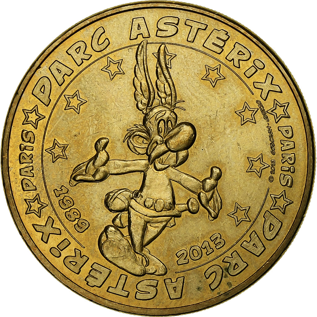 France, Token, Plailly - Parc Astérix n°4, 2013, Copper-nickel Aluminium, MDP