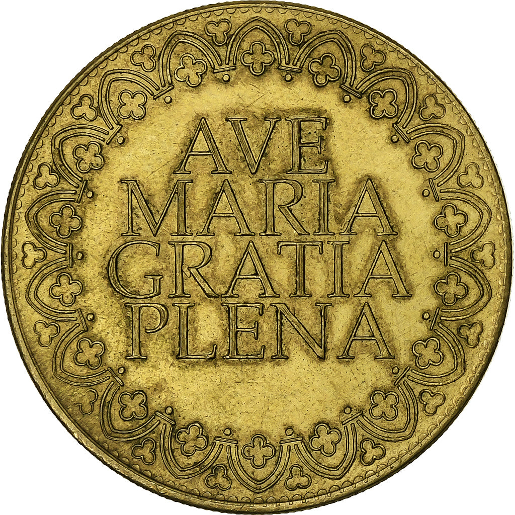 France, Token, Cathédrale Notre-Dame de Paris, Copper-nickel Aluminium