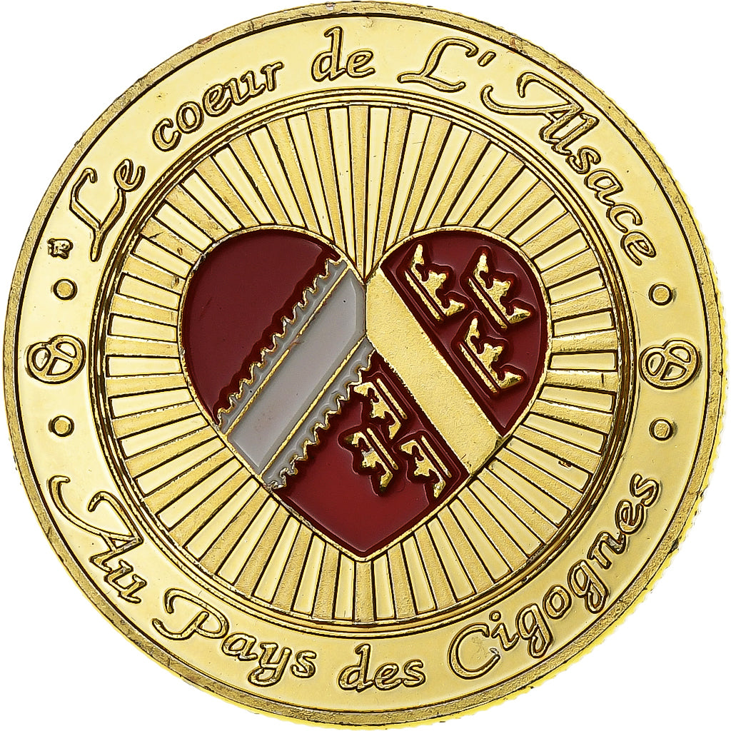 Francia, ficha, Alsace - Au pays des cigognes, Rame-nichel-alluminio, SPL-