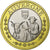 Francia, ficha, Auvergne, Bi-metallico, SPL-