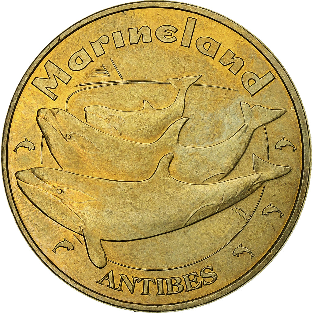 Francia, ficha, Antibes -  Marineland n°5, 2011, Rame-nichel-alluminio, MDP