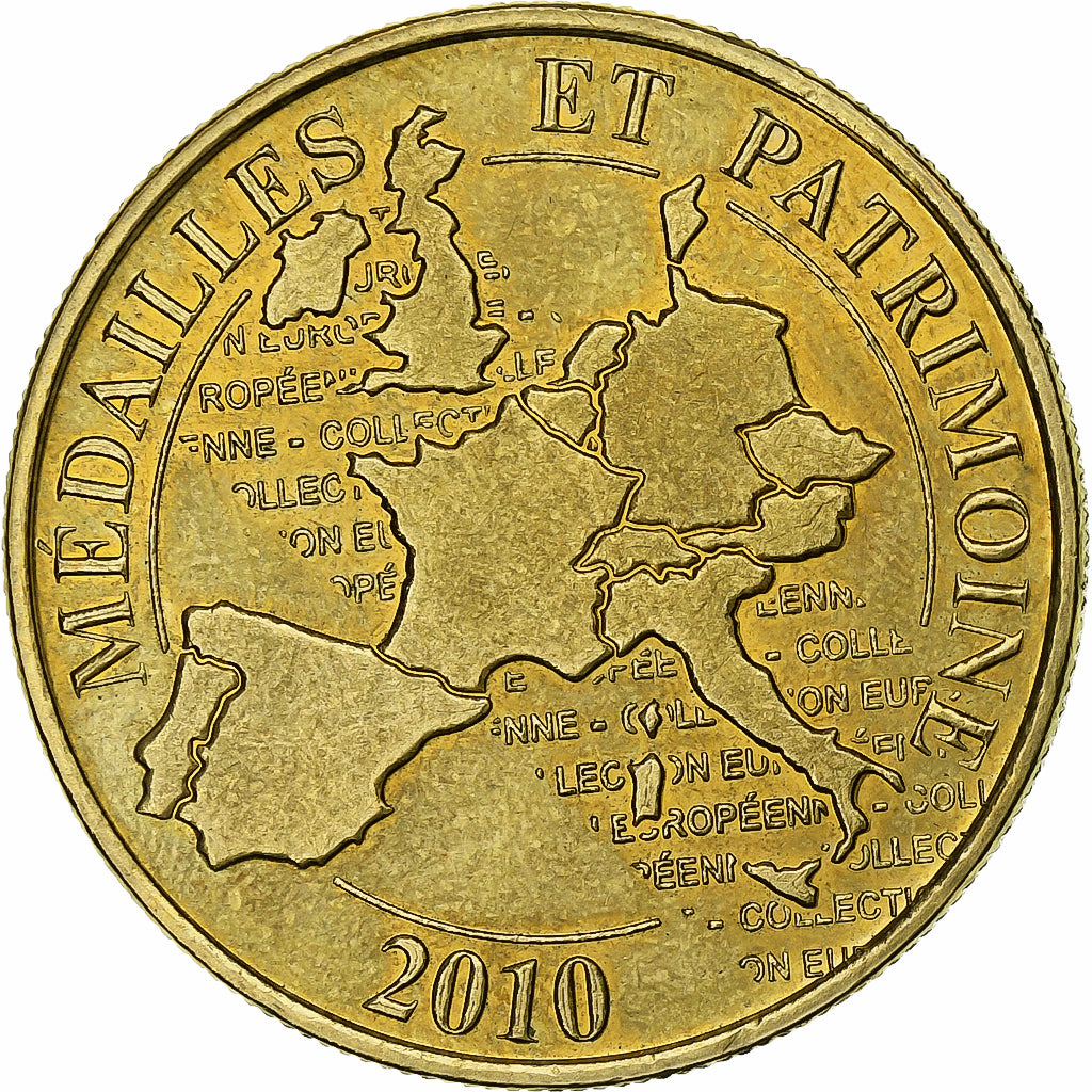 France, Token, 75/ La Géode, 2010, Copper-nickel Aluminium, AU(55-58)