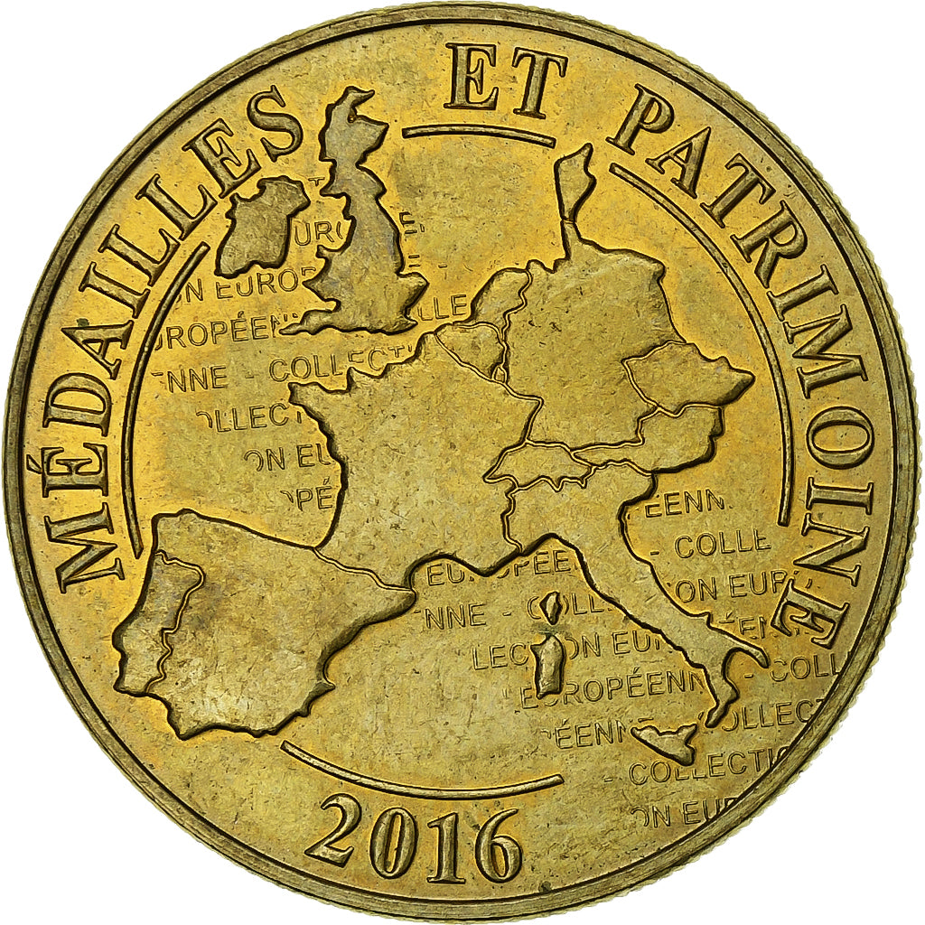 France, Jeton, Rochefort - La Corderie Royale, 2016, Cupro-nickel Aluminium, SUP