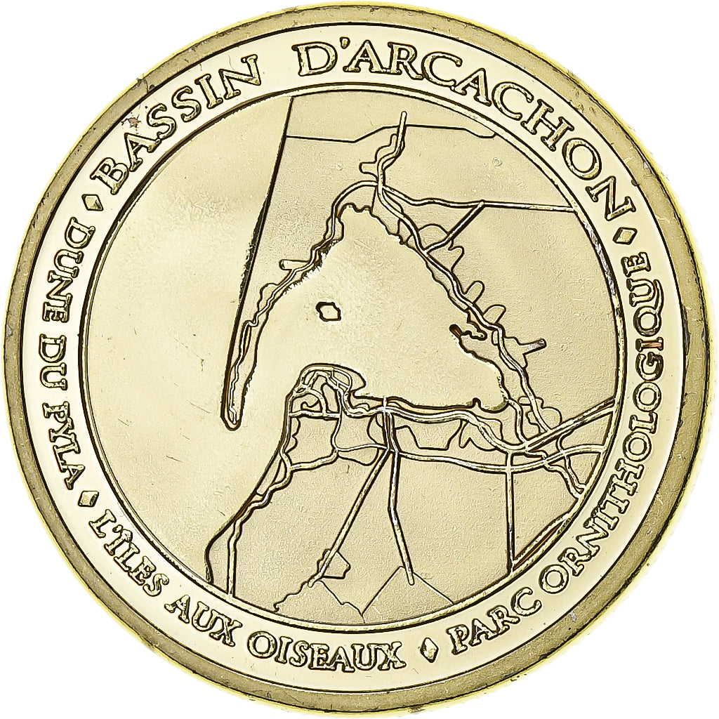 Frankreich, betaalpenning, 33/ Le Bassin d'Arcachon, Copper-nickel Aluminium, VZ