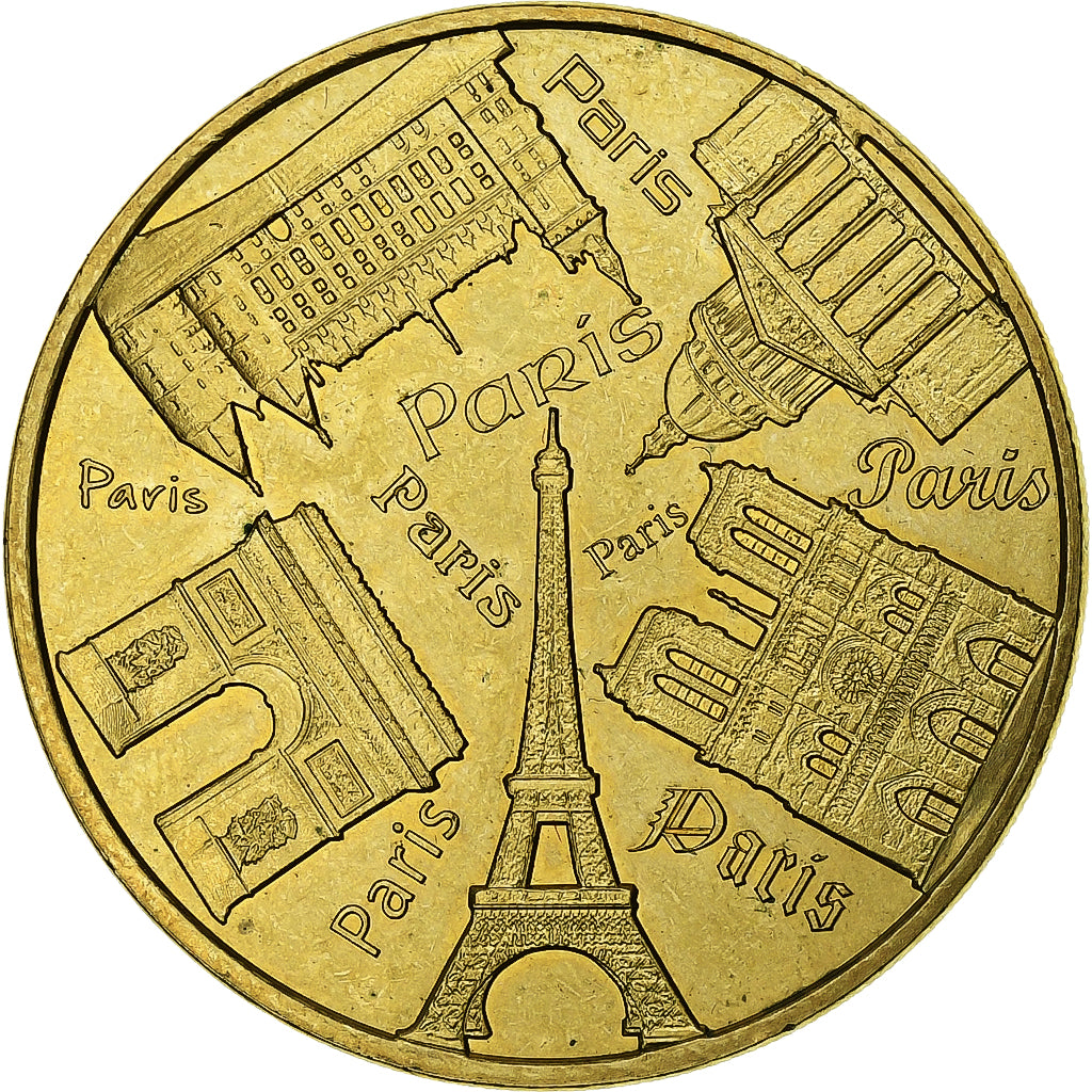 France, Token, Paris - Centre des monuments nationaux n°2, 2017, Copper-nickel