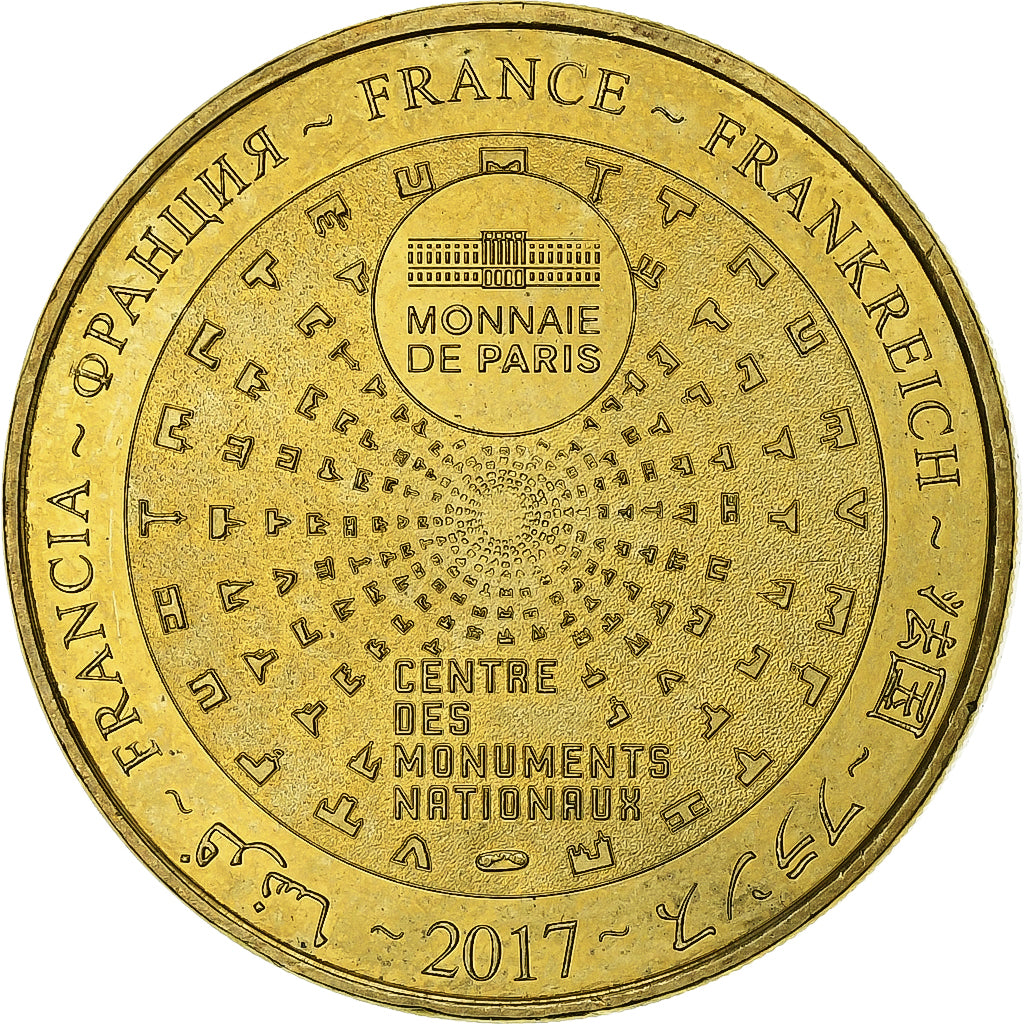 France, Token, Paris - Centre des monuments nationaux n°2, 2017, Copper-nickel