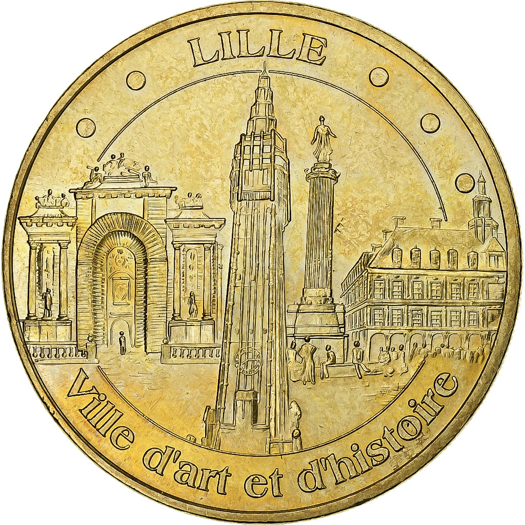 France, Token, Lille - Ville d'Art et d'Histoire, 2012, Copper-nickel Aluminium