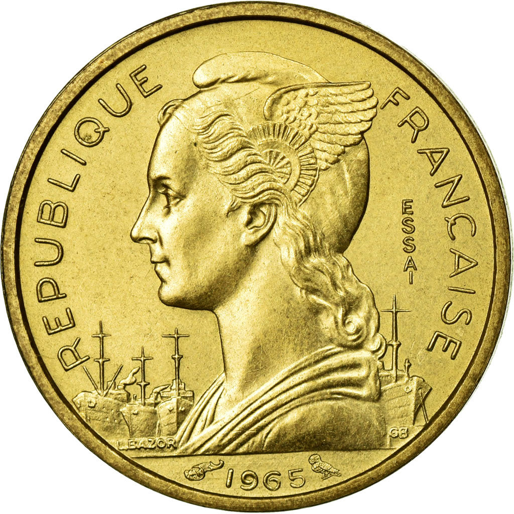 Monnaie, Côte française des Somalis, 10 Francs, 1965, Paris, FDC