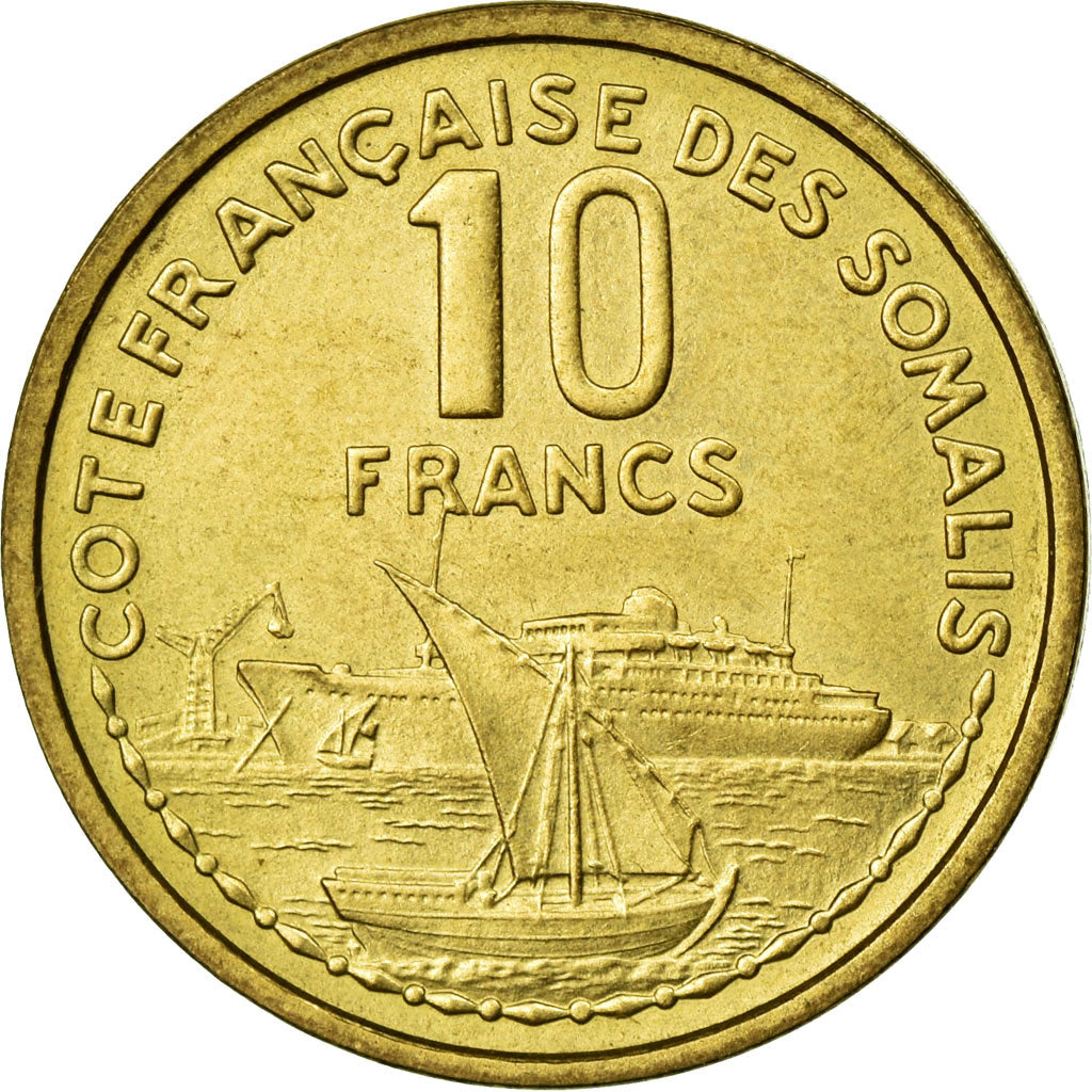 Monnaie, Côte française des Somalis, 10 Francs, 1965, Paris, FDC
