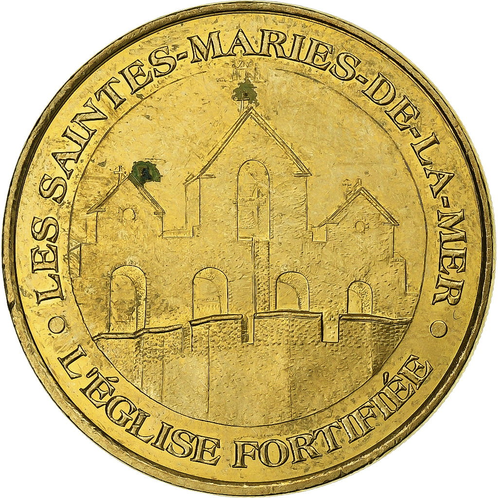 Frankreich, betaalpenning, 13/ Saintes-Marie de la Mer - Eglise, 2014