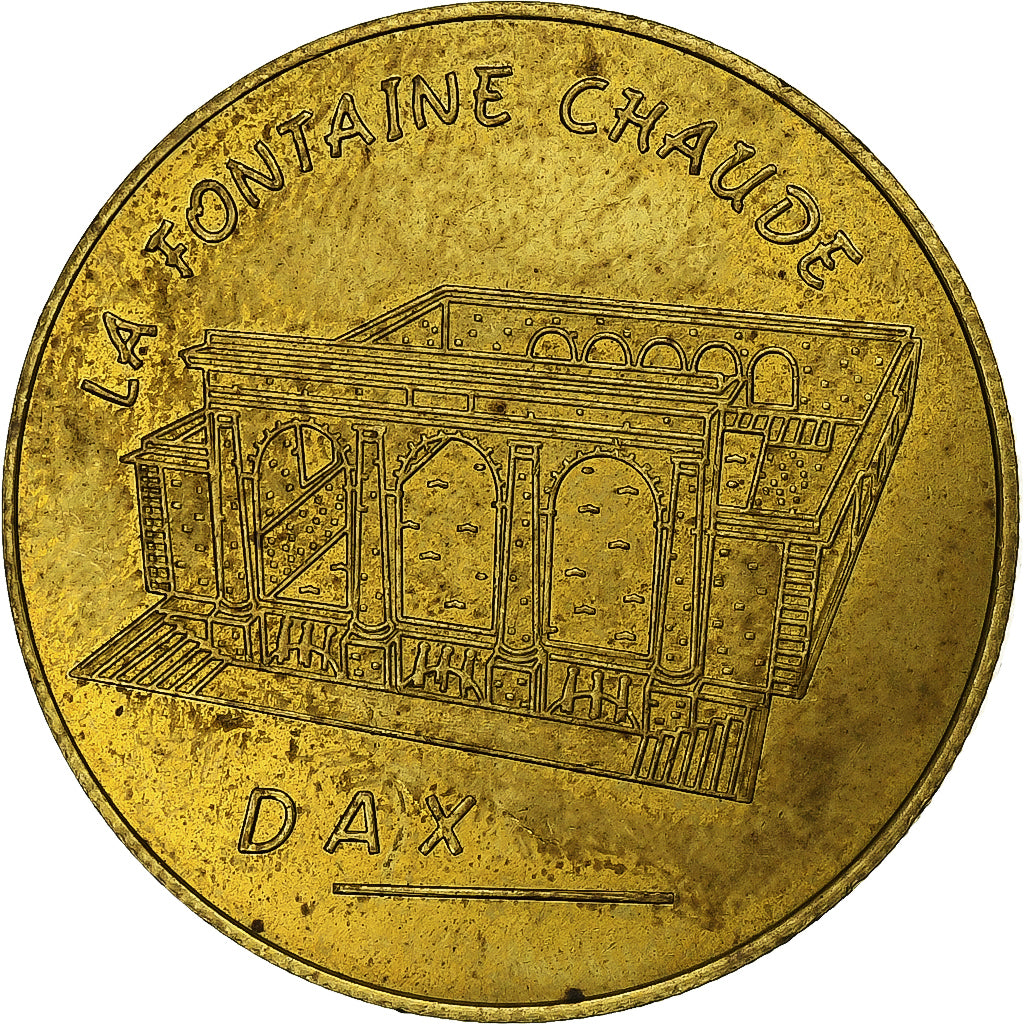 France, Jeton, Dax - La fontaine chaude, Cupro-nickel Aluminium, SUP
