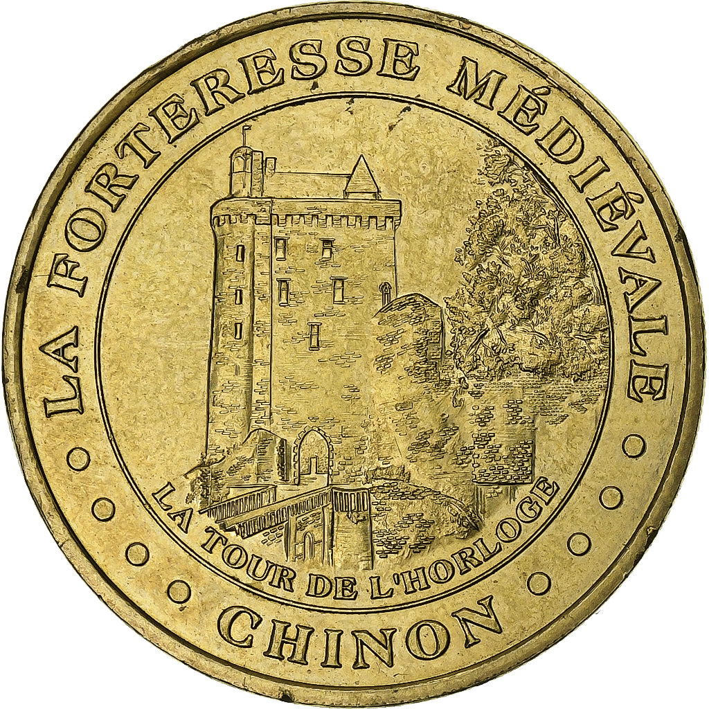 Francia, ficha, Chinon - Forteresse médiévale, 2007, Rame-nichel-alluminio