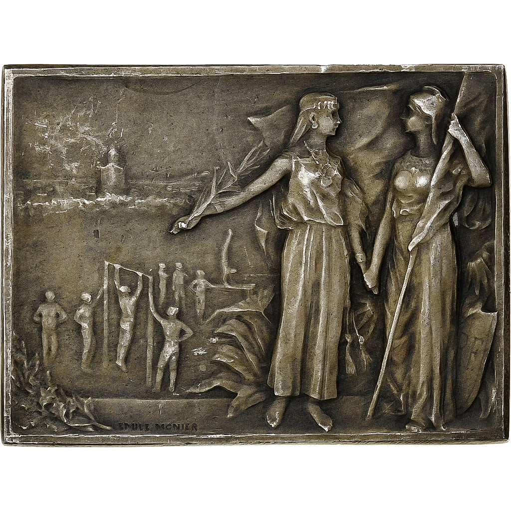 Francia, medaglia, 38ème Fête Fédérale de Gymnastique, 1912, Bronzo