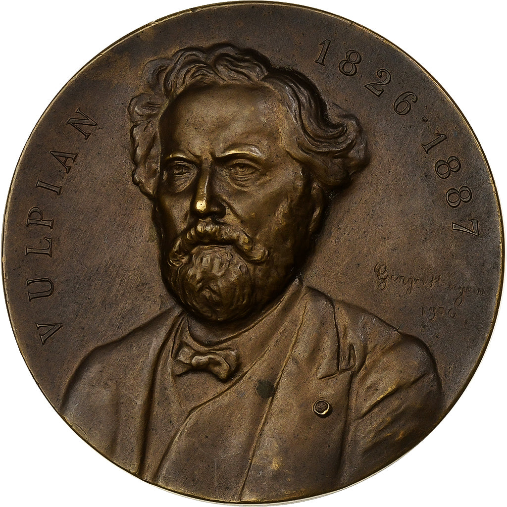 France, Médaille, Centenaire de la Naissance de Vulpian, 1926, Bronze, Hayem