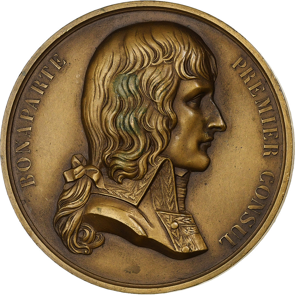 France, Médaille, Bonaparte Premier Consul, Avènement au Consulat, Bronze