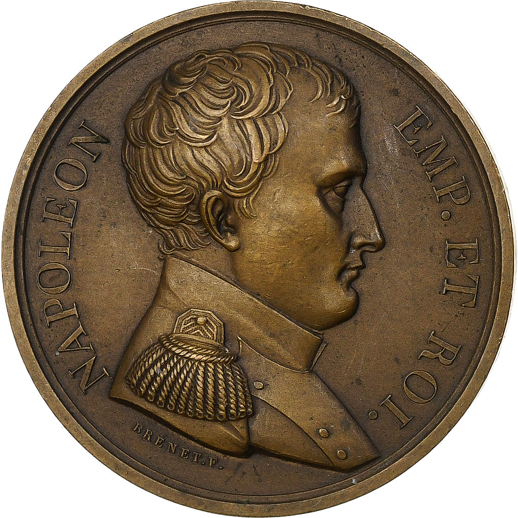 France, Medal, Napoléon Ier, Séjour à l'Ille St Hélène, Bronze, Brenet
