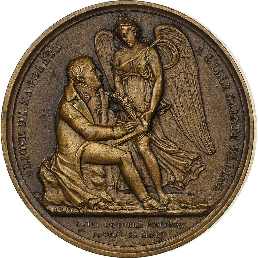 France, Medal, Napoléon Ier, Séjour à l'Ille St Hélène, Bronze, Brenet