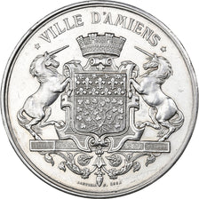 France, Medal, Ville d'Amiens, 1902, Silver, Dantzell, AU(55-58)